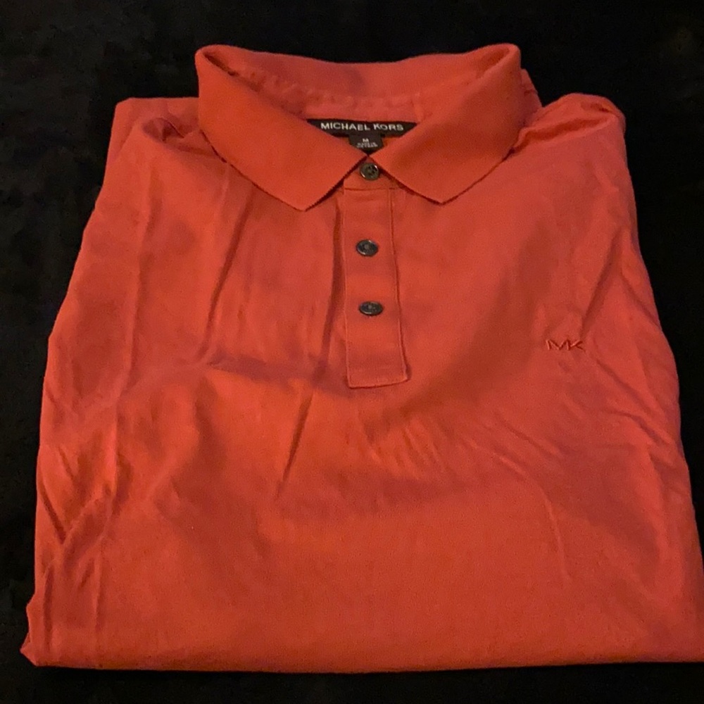 Michael Kors polo shirt coral color in excellent condition